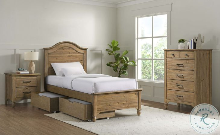 Highland Sand Dune 2 Drawer Nightstand