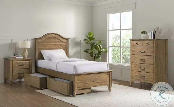 Highland Sand Dune 2 Drawer Nightstand