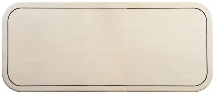 Brigitte Beige 110" Extendable Rectangular Dining Table