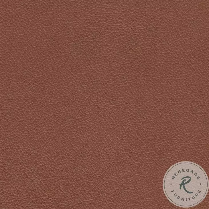 Isla Cognac Leather Upholstered Rectangular Ottoman