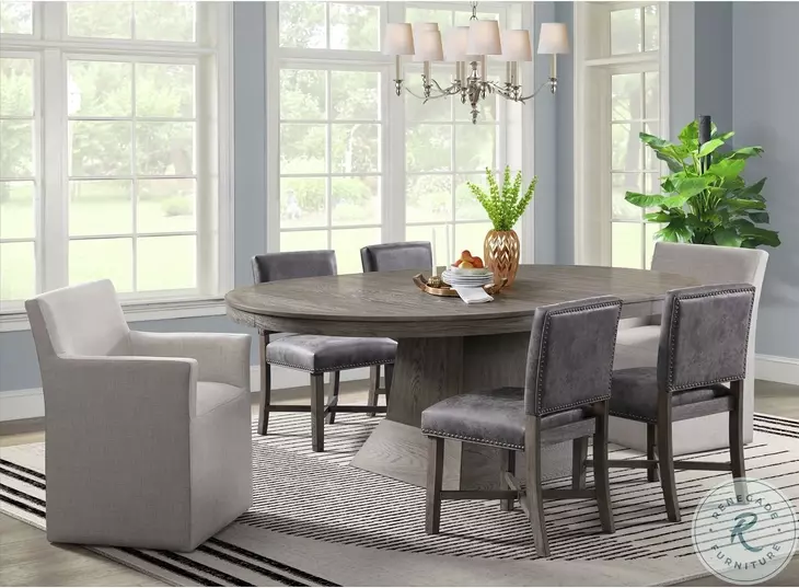 Modesto Gray Dining Arm Chair
