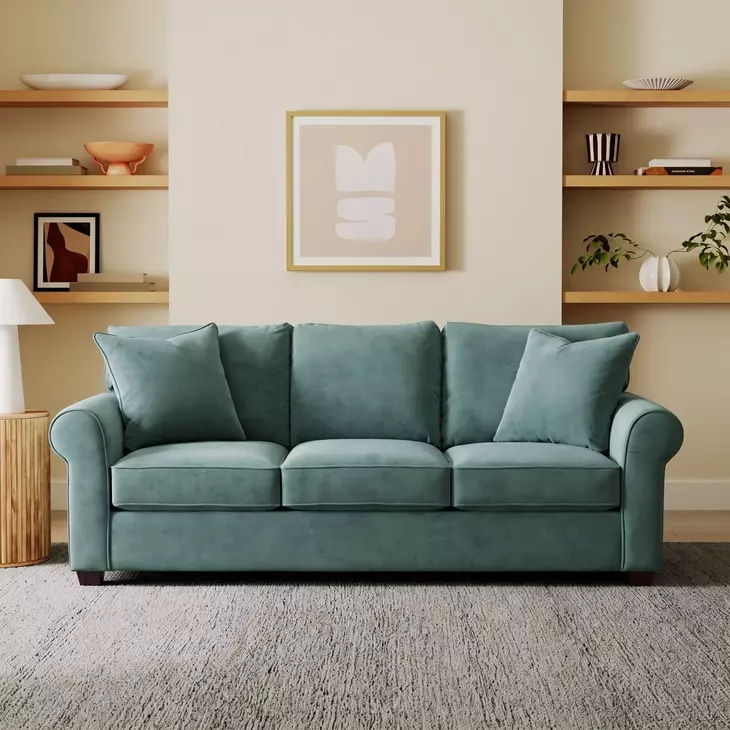 Collins Hunter 86" Memory Foam Queen Sleeper Sofa