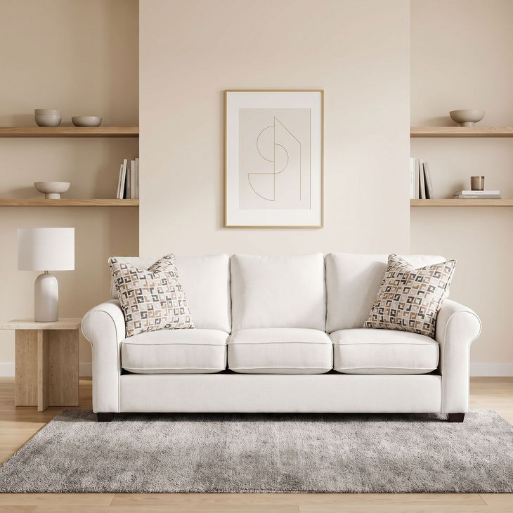 Collins Glacier Performance Fabric 86" Queen Sleeper Sofa