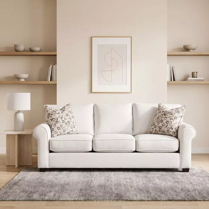 Collins Glacier Performance Fabric 86" Queen Sleeper Sofa