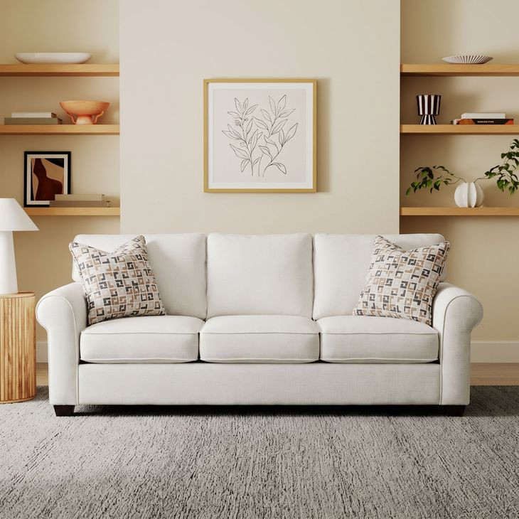 Collins Glacier Performance Fabric 86" Queen Sleeper Sofa