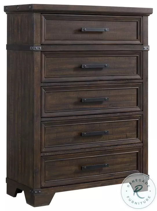 Canyon Ridge Charcoal 5 Drawer Chest