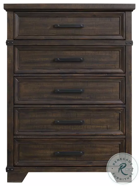 Canyon Ridge Charcoal Storage Panel Bedroom Set
