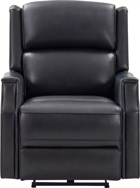 Conrad Shoreham Blue Leather Triple Power Recliner with USB Charging