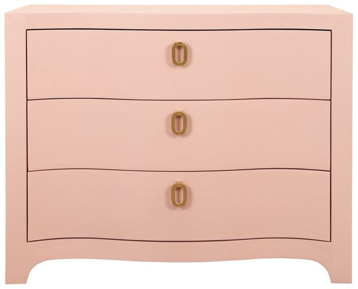 Cora Pink 3 Drawer Chest