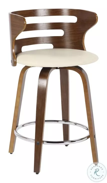 Cosi Cream Counter Height Stool Set Of 2
