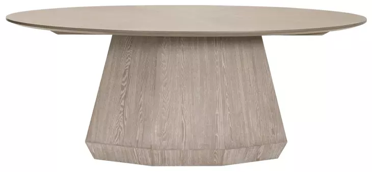 Coulter Natural Gray Ash 78" Oval Dining Table