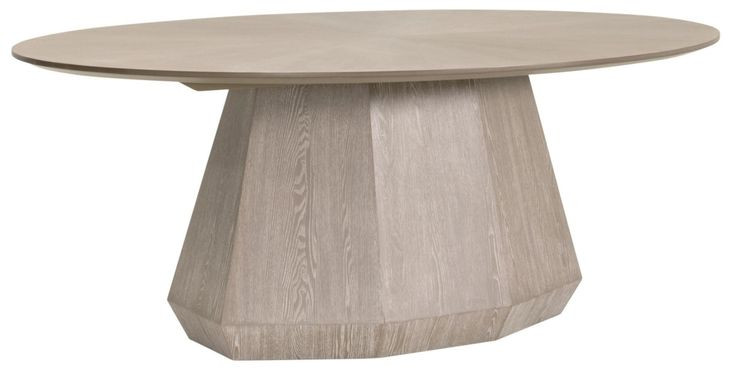 Coulter Natural Gray Ash 78" Oval Dining Table