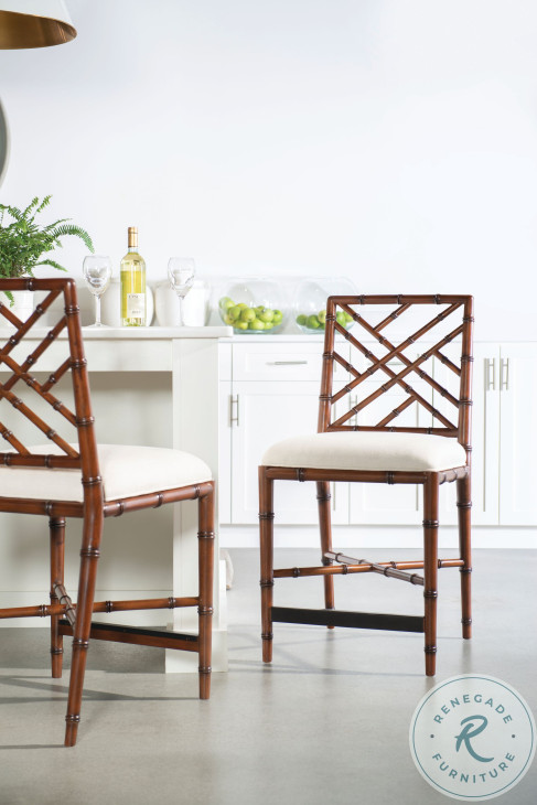 Brighton Flex And Walnut Counter Height Stool