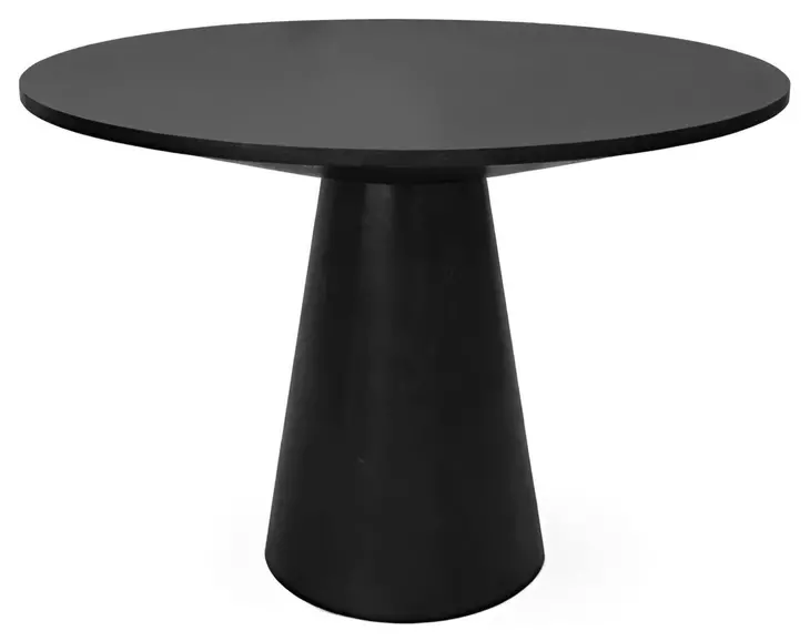 Cove Vintage Black 48" Round Counter Height Dining Table