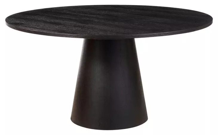 Cove Vintage Black 47" Round Dining Table