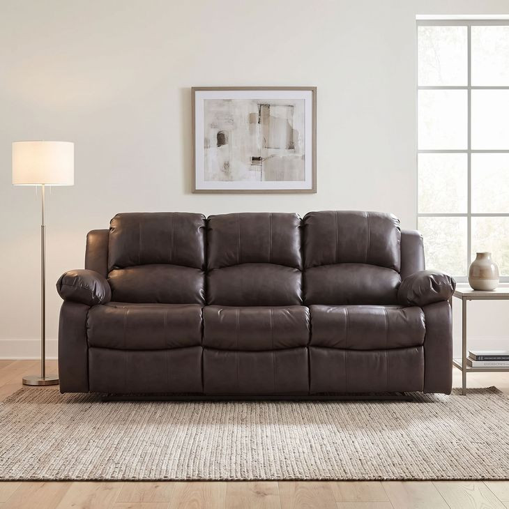 Cranley Brown 83" Double Reclining Sofa