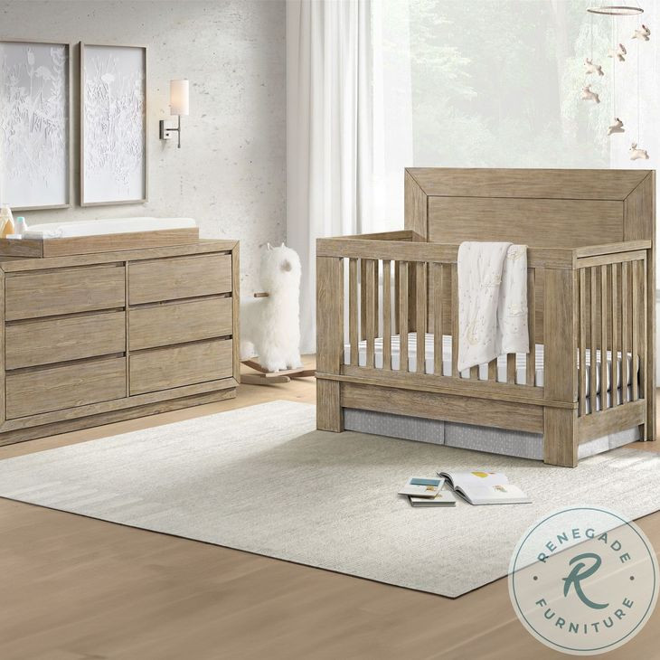 Bello Sandstone Convertible Standard Crib