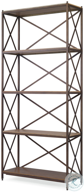 Details Nob Oak Veneers And Bronze Hill Bookcase