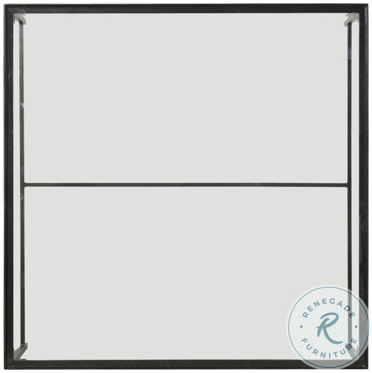 Logan Glass And Oil Rubbed Bronze Square Cocktail Table