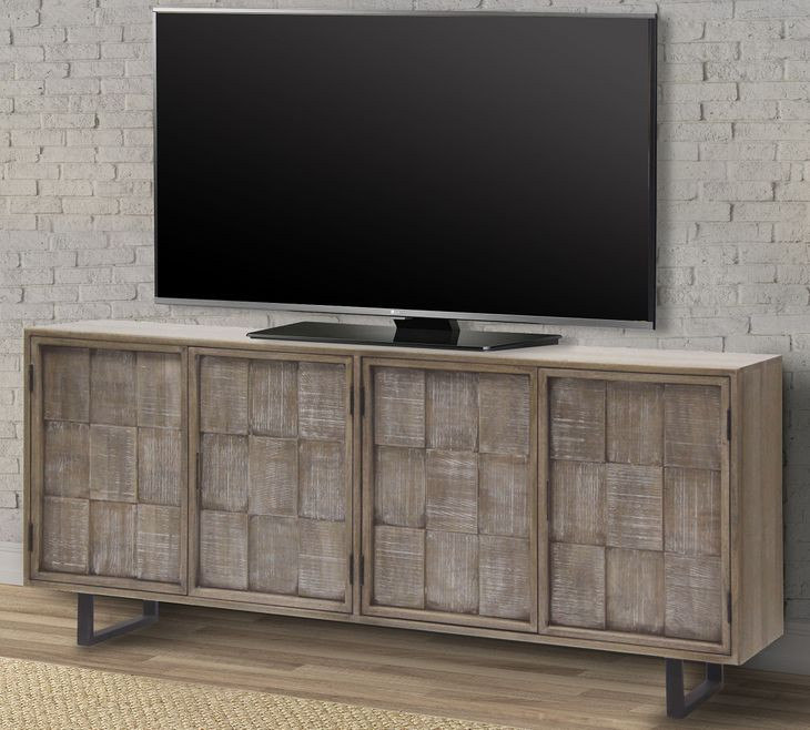Crossings Casablanca Driftwood 78" TV Stand