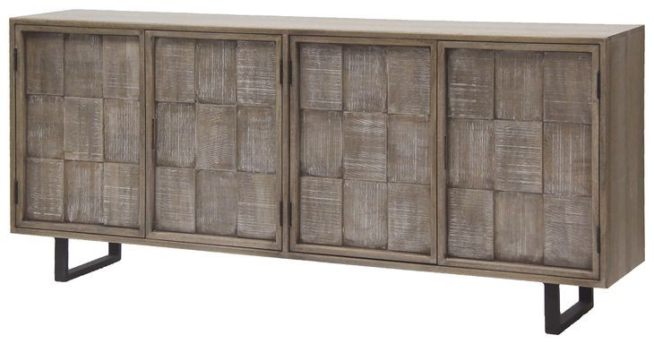 Crossings Casablanca Driftwood 78" TV Stand