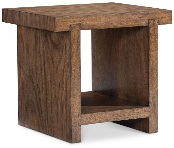 Tomas Marrom Rectangular Side Table