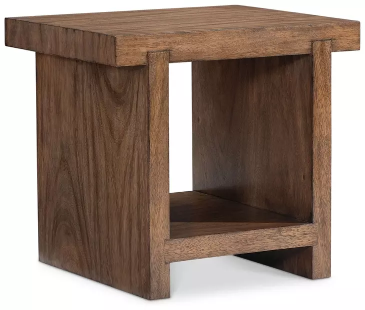 Tomas Marrom Rectangular Side Table