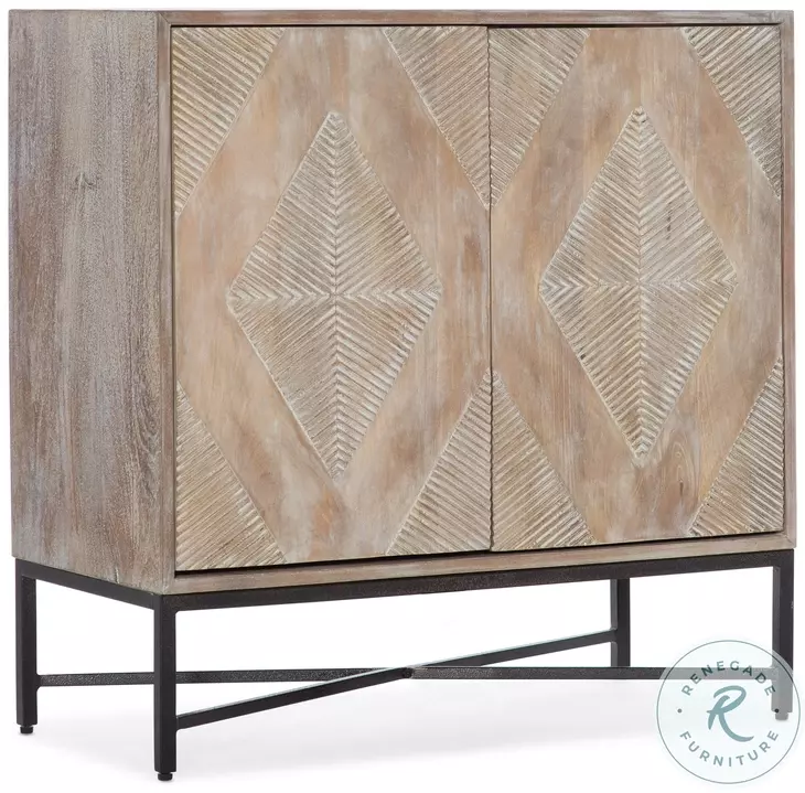 Mercantile Light Natural Wood 2 Door Chest