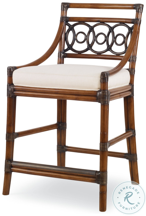 Circles Upholstered Counter Height Stool - Thumbnail 4