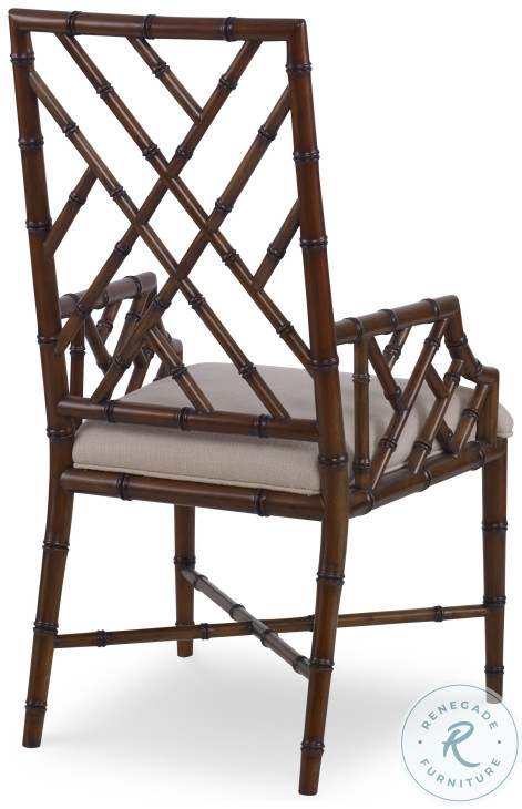 Brighton Flex And Walnut Arm Chair