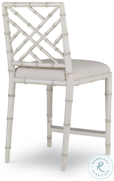 Brighton Flax And White Counter Height Stool