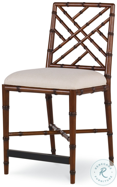 Brighton Flex And Walnut Counter Height Stool