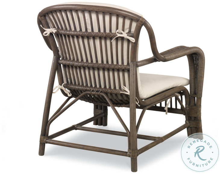 Simone Mink Grey And Flax Lounge Chair