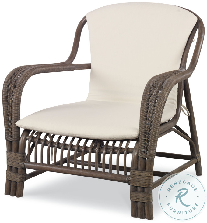 Simone Mink Grey And Flax Lounge Chair