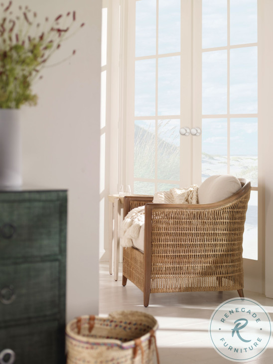 Avalon Natural And Flax Upholstery Upholstered Lounge Chair