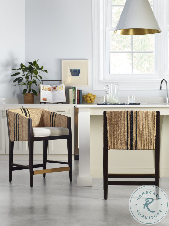 Folly Natural And Flax Counter Height Stool