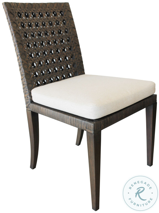 Litchfield Mink Grey And Flax Side Chair