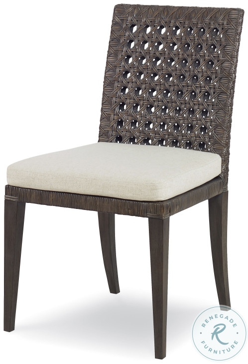 Litchfield Mink Grey And Flax Side Chair