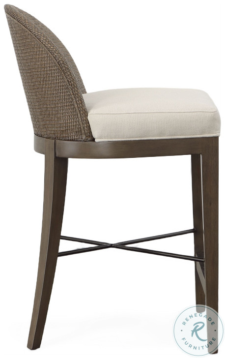 Tybee Mink Greyc And Flax Counter Height Stool