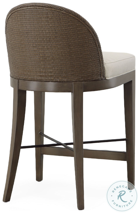 Tybee Mink Greyc And Flax Counter Height Stool