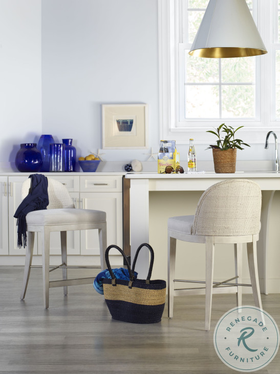 Tybee Peninsula And Flax Counter Height Stool