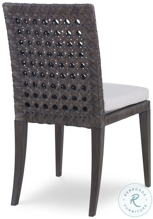 Litchfield Mink Grey And Flax Side Chair