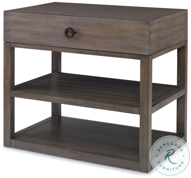 Laguna Mink 1 Drawer Large Nightstand