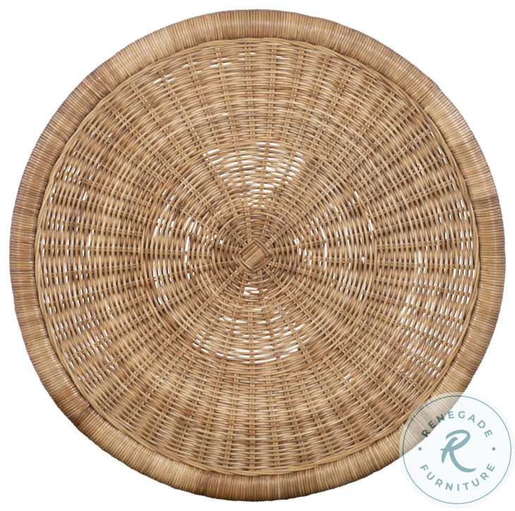 Breakers Natural Rattan End Table