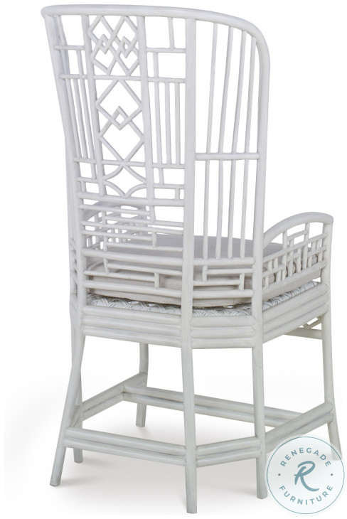 Riviera White And Flax Desk Chair