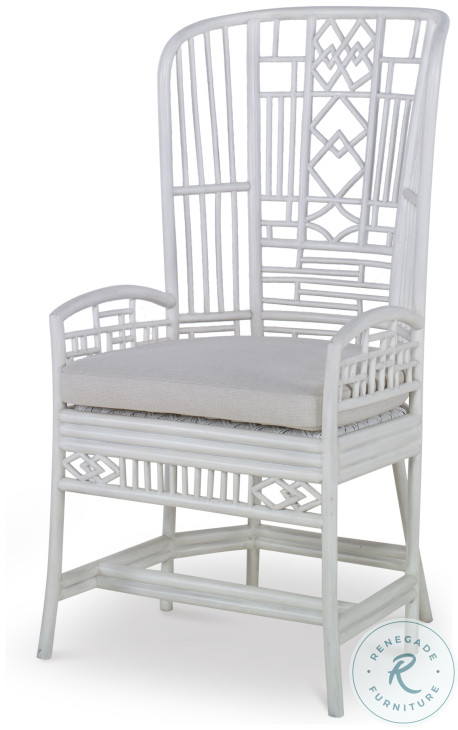 Riviera White And Flax Desk Chair