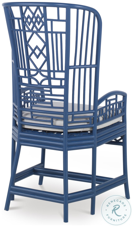 Riviera Blue And Flax Desk Chair