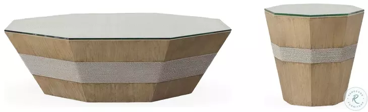 Dunes Tan And Grey Occasional Table Set