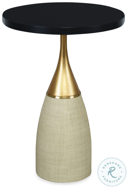 Cass Black And Natural Spot Table