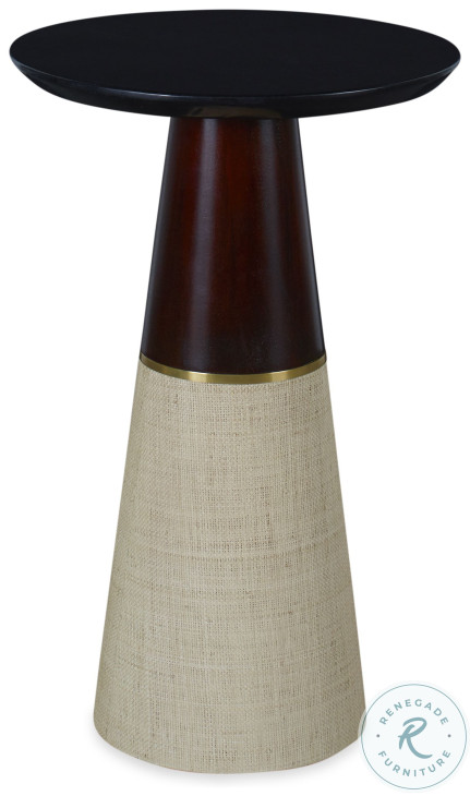 Bria Black Stone Spot Table